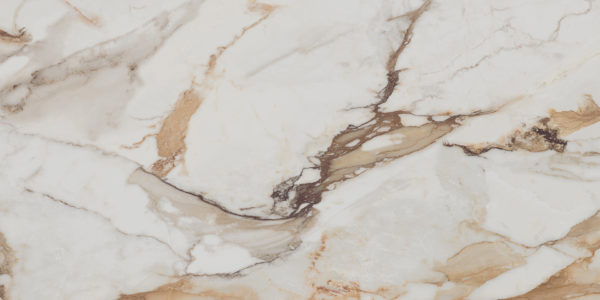 Dlažba biela lesklá so zlato-hnedou žilou 60x120cm SUPREME EVO Antique White Lux. - Image 2