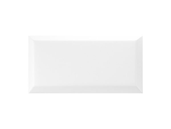 Obklad biely lesklý 10x20cm BISELLO Ghiaccio