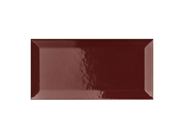 Obklad bordový lesklý 10x20cm BISELLO Granata
