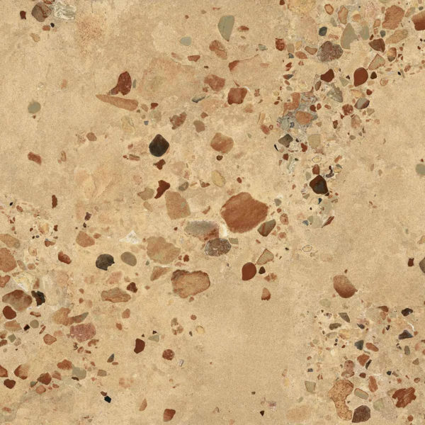 Dlažba piesková hnedá matná s kameňom 90x90cm I COCCI SICILIANI Naturale - Image 2