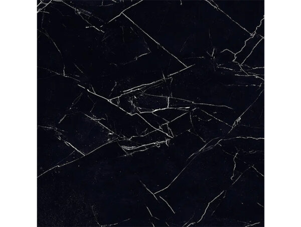 Dlažba čierna matná s bielou žilou 60x60cm MAJESTIC Royal Nero Nat
