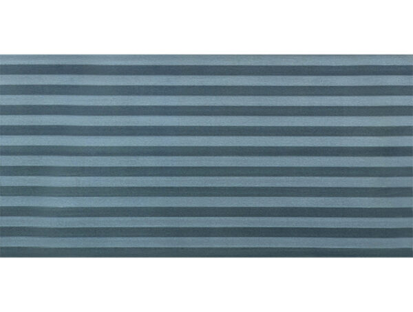 Obklad modrý matný s 3D vzorom 60x120cm HOMEY Canneté Denim