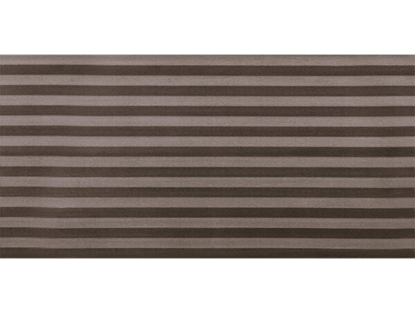 Obklad tmavo šedý matný s 3D vzorom 60x120cm HOMEY Canneté Shadow