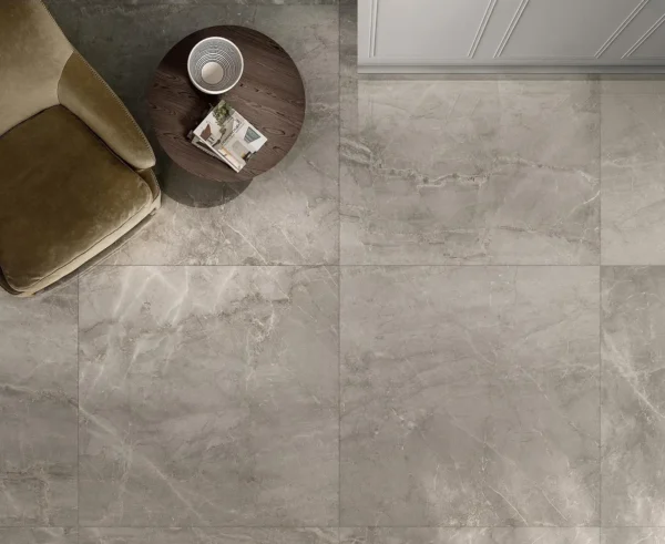 Dlažba šedá lesklá s bielou žilou 60x120cm MAJESTIC Supreme Grey Lev - Image 5