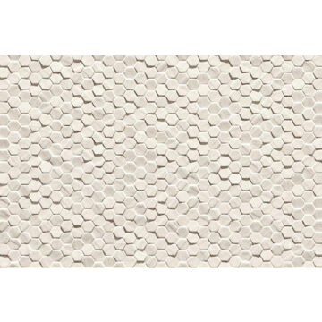 Obklad béžový matný reléfny vzor hexagon 30x60cm GEOSTONE Geo Esagonetta Beige Nat