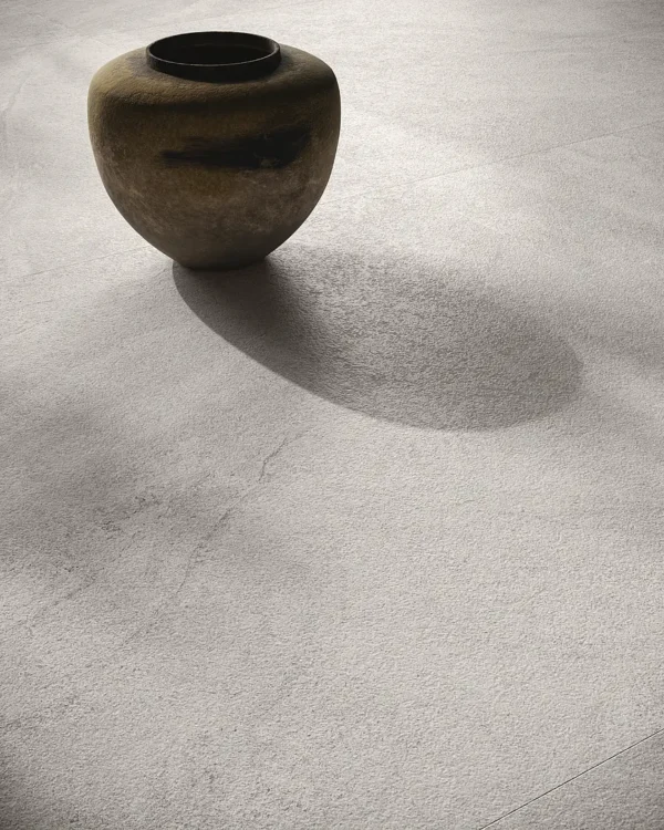 Dlažba bielo šedá matná vzhľad kameňa 60x60cm BERGSTONE Light - Image 5