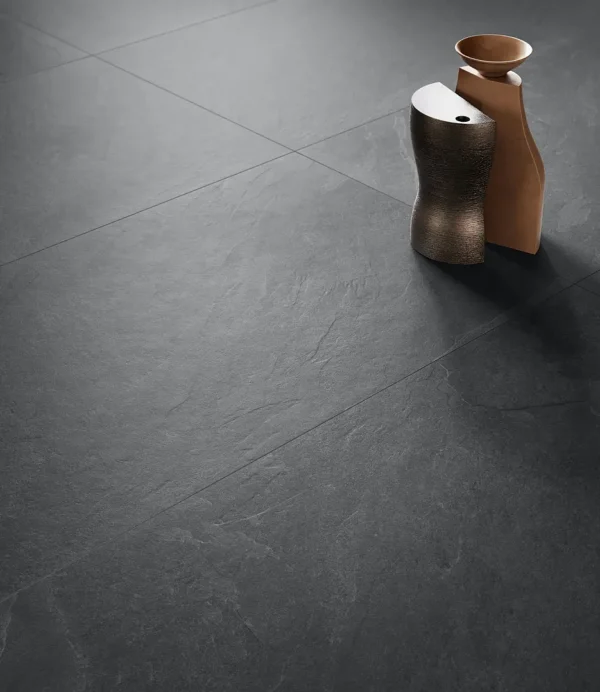 Obklad čierny matný reliéfny vzhľad kameňa 60x120cm UNIONSTONE Mustang Rigato - Image 8