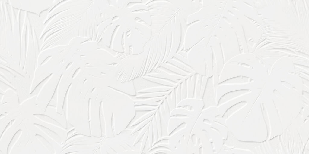 Obklad biely matný reliéfny s dekorom 60x120cm GLACIAR Areca White Mate – Obrázok 2