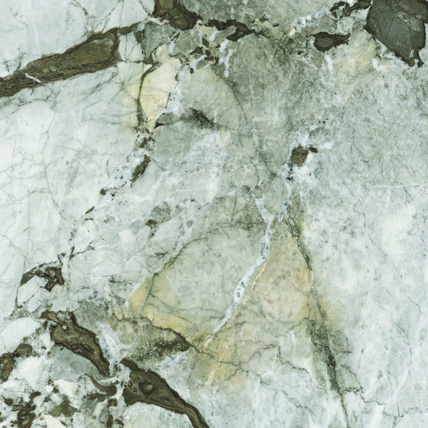 Dlažba bielo šedá satinovaná s hnedou žilou vzhľad mramoru 120x120cm MAKRO Calacatta Iron - Image 2