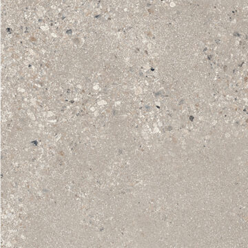 Dlažba šedá matná s kamienkom 90x90cm GRAVEL Large Grey