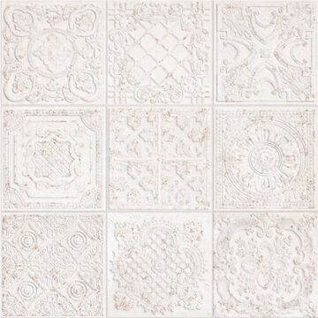 Obklad biely matný retro vzhľad 60x60cm GATSBY White Pre 20
