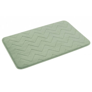 Kúpeľňová predložka zelená 80x50cm koberček MOUSSE