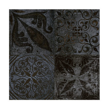 Dlažba čierna patchwork - gres 59,6x59,6cm ANTIQUE BLACK