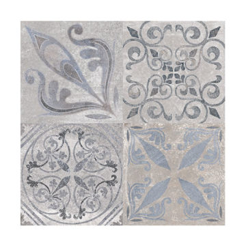 Dlažba šedá patchwork - gres 59,6x59,6cm ANTIQUE ACERO