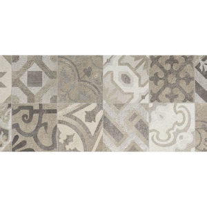 Obklad béžovo-šedý keramický patchwork 33,3x100cm DOVER ANTIQUE