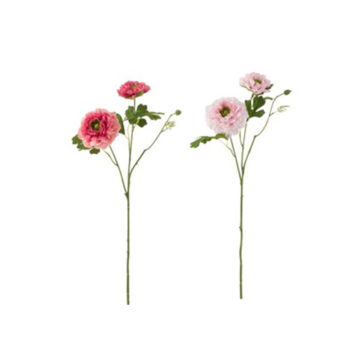 Kvet ružový iskerník 12ks set umelá dekorácia BLOOMING SUMMER