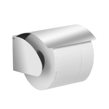 Držiak na toaletný papier nerezový matný s krytom závesný PROJEK