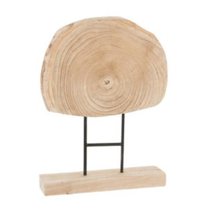 Dekorácia drevená na podstavci stromový disk CARIBBEAN TREASURE