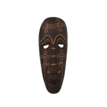 Maska africká tvár 4ks set závesný NATIVE ROOTS