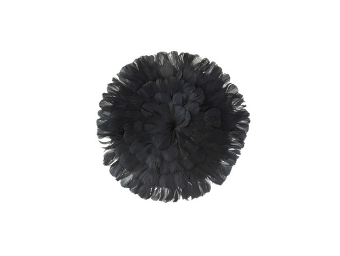 Dekorácia čierna z peria nástenná BLACK SKLADOM AKCIA