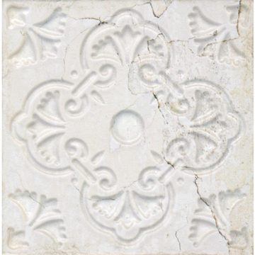 Obklad vzorovaný biely 20x20cm AGED WHITE ORNATO