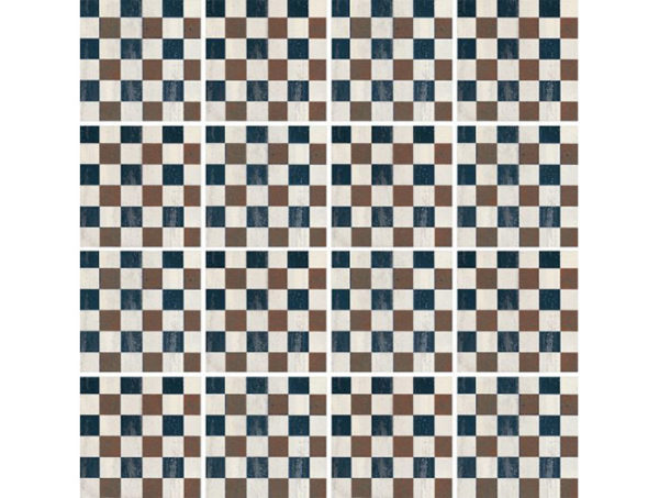 Dlažba hnedo-modrý patchwork 20x20cm CEMENTINE 20 5