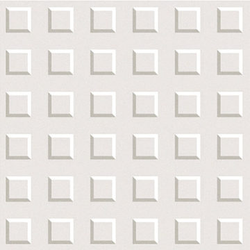 Obklad biely matný s 3D vzorom 30,2x30,2cm BLOCK BIANCO