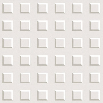 Obklad biely matný s 3D vzorom 30,2x30,2cm BLOCK BIANCO