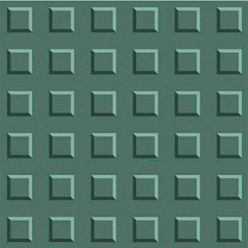 Obklad zelený matný s 3D vzorom 30,2x30,2cm BLOCK EDEN GREEN
