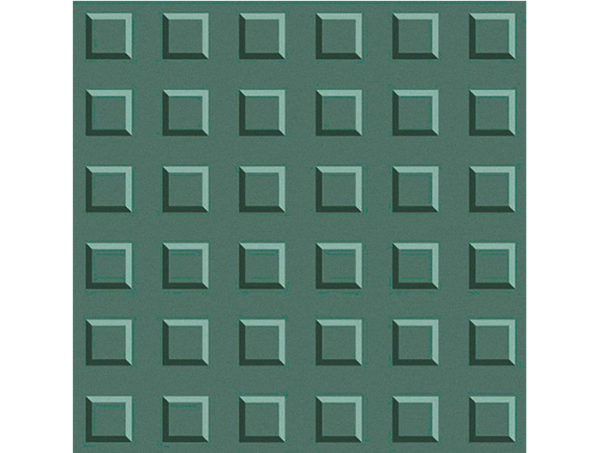 Obklad zelený matný s 3D vzorom 30,2x30,2cm BLOCK EDEN GREEN
