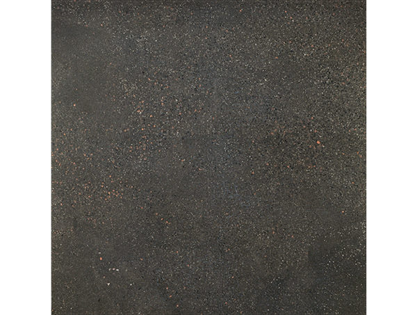 Dlažba čierno-hnedá vzhľad jemného terrazza 90x90cm GRAFITE