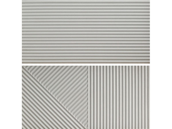 Obklad šedý matný s 3D vzorom 30,2x60,4cm PASSEPARTOUT GRIGIO