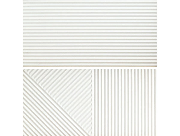 Obklad biely matný s 3D vzorom 30,2x60,4cm PASSEPARTOUT BIANCO