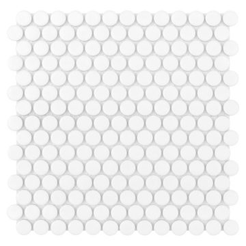 Mozaika biela keramická 27,2x27,4cm MISS PENNY WHITE MATT