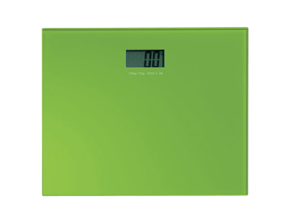 Osobná váha zelená elektronická RAINBOW