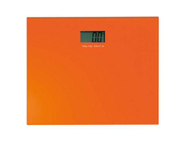 Osobná váha oranžová elektronická RAINBOW