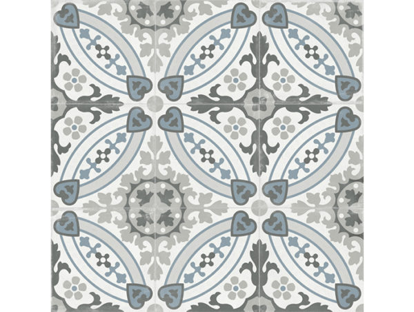 Dlažba čierno-biely patchwork 59,2x59,2cm TANGO TELMO NATURAL