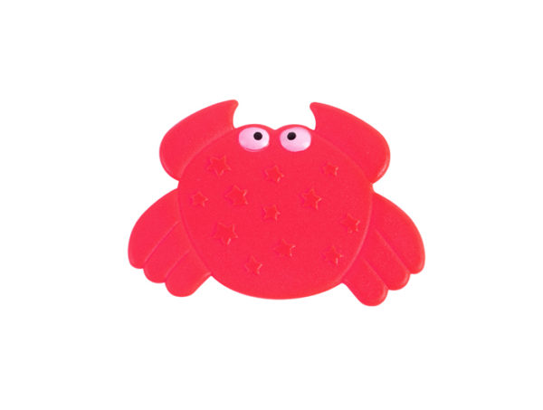 Podložka protišmyková pre deti krab červený 4ks set CRABBY