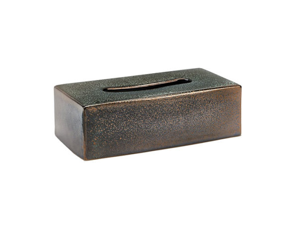 Box na papierové obrúsky bronzový hnedý kamenina UGO BRONZE