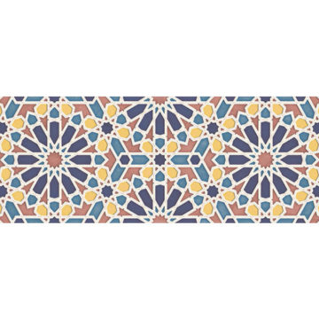 Obklad orientálny modrý matný 29,75x99,55cm ALHAMBRA BLUE MEXUAR