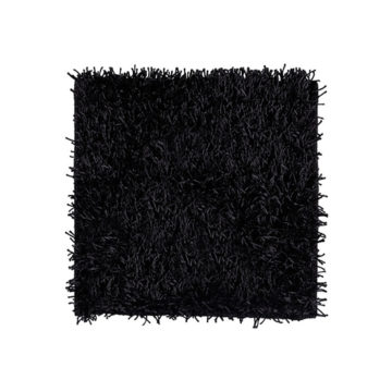 Kúpeľňová predložka čierna koberček 60x60cm KEMEN