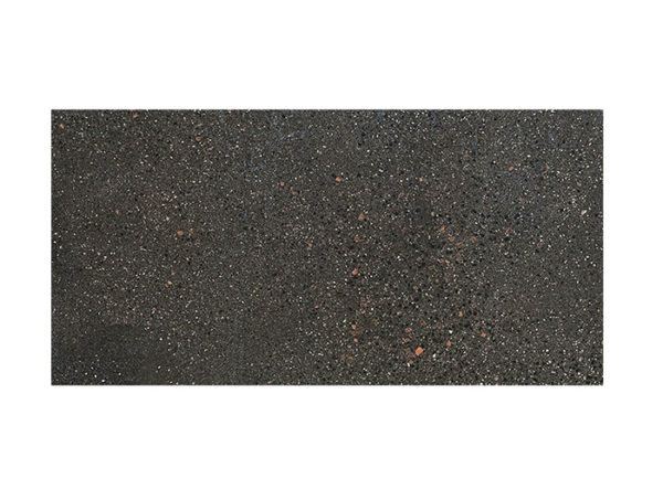 Dlažba čierno-hnedá vzhľad jemného terrazza 30x60cm GRAFITE