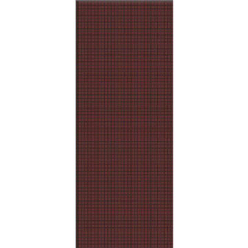 Dlažba-obklad matná tmavočervená s mriežkou 10x25cm GRAPH COLOR
