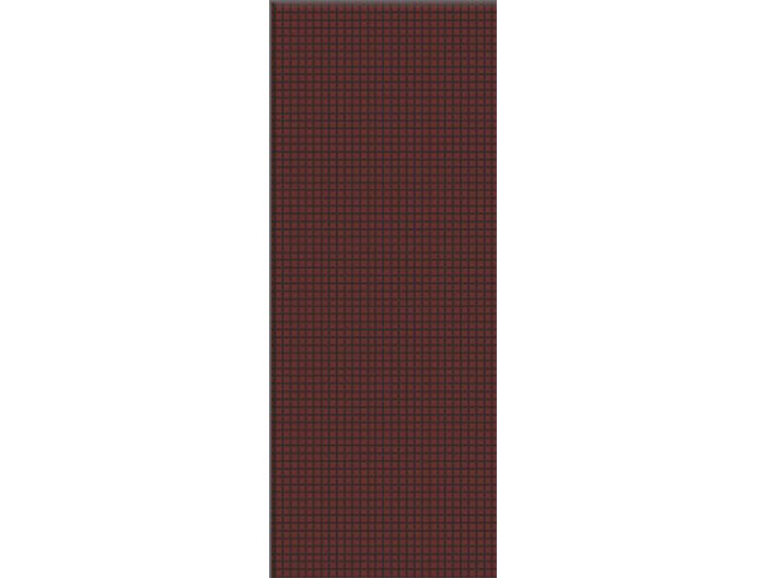 Dlažba-obklad matná tmavočervená s mriežkou 10x25cm GRAPH COLOR