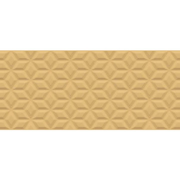 Obklad žltý matný s 3D vzorom 25x75cm SPRINGPAPER 3D-02 YELLOW