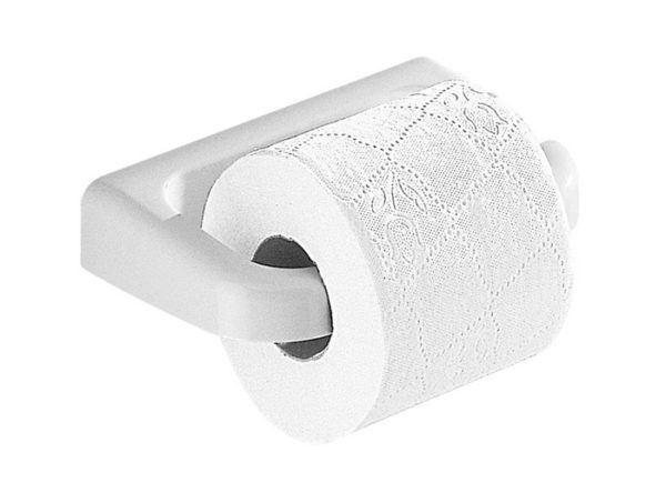 Držiak na toaletný papier biely závesný DARIOS