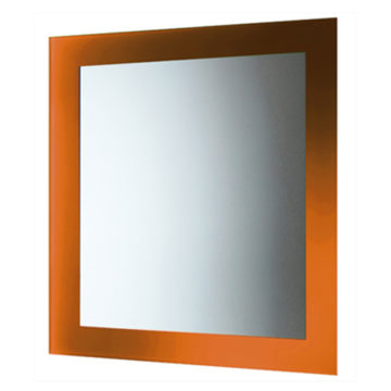 Zrkadlo oranžové na zavesenie MAINE
