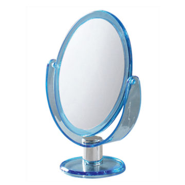 Kozmetické zrkadlo modré zväčšovacie