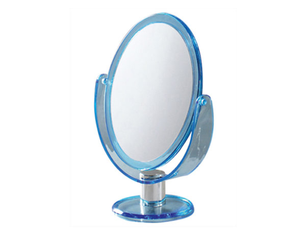 Kozmetické zrkadlo modré zväčšovacie