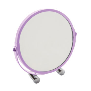 Kozmetické zrkadlo fialové zväčšovacie MONICA